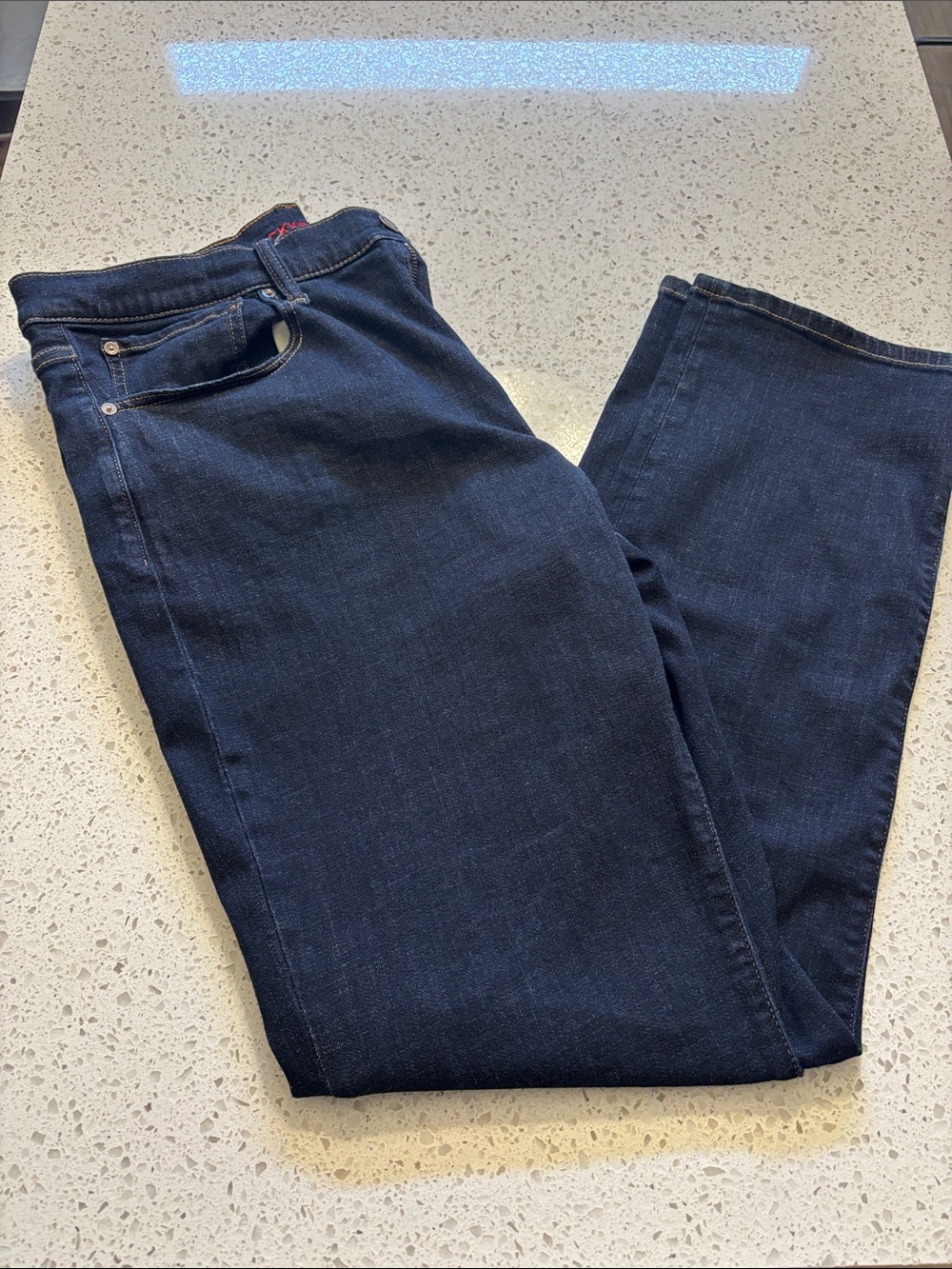 Lucky Brand 36 x 34 Men's Navy 223 Straight-Leg Jeans